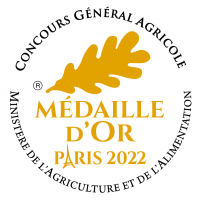 Concours Général Agricole 2022 : Médaille d'Or sur millésime 2020